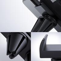 Support de téléphone pour voiture Lamicall C2, installation facile, fixation sur grille d'aération, rotation à 360°, support mains libres pour smartphone, GPS, accessoires essentiels