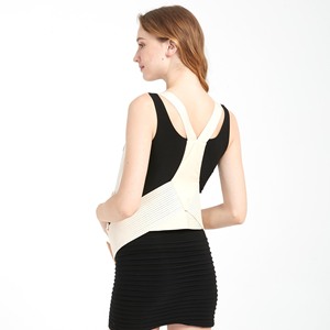 Ceinture de soutien de maternité respirante et élastique pour femmes enceintes, soulagement lombaire, MLXL, couleur chair - Product Image 2