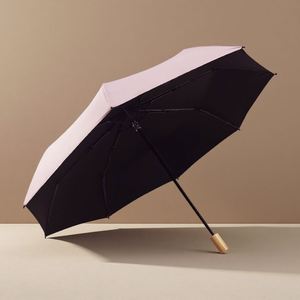 Sombrilla de Lujo para Mujer, Plegable Manualmente, Tamaño Seleccionable, Diseño Clásico, Hecha de Poliéster para Viaje - Product Image 5