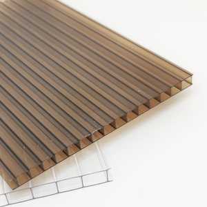Plaque de toiture en <span class=keywords><strong>polycarbonate</strong></span> plastique anti-buée à double paroi, protégée contre les UV - Product Image 1