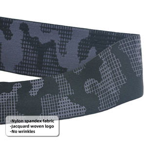 Vente en gros de bande élastique tissée jacquard en caoutchouc nylon très résistant de 5cm de largeur, ceinture extérieure plate, textile pour la maison - Product Image 3