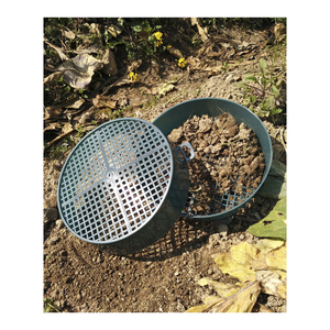 PP-tamiz de suelo de plástico para jardín, 19cm x 4,6 cm, verde oscuro, nuevo - Product Image 1