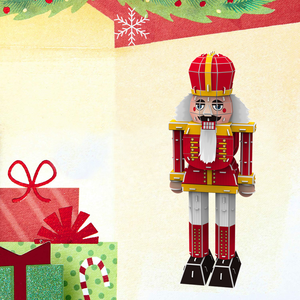 Bán Buôn Món Quà Giáng Sinh Nutcracker Câu Đố <span class=keywords><strong>3D</strong></span> Câu Đố Handmade Nghệ Thuật Và Thủ Công Cho Trẻ Em - Product Image 4