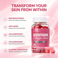 LUVVITA OEM Gummies éclaircissants pour la peau de haute qualité, L-Glutathion Collagène pour la santé et la beauté des femmes