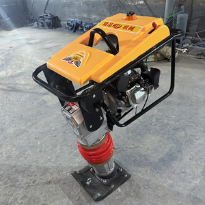 OEM 125 Type <strong>Tamping</strong> <strong>Rammer</strong> Gasoline Powered Impact Vibrating Jumping Compactor Tamper for Road Construction <strong>6</strong>.<strong>5HP</strong> - Product Image 2