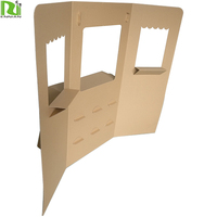 Maisonnette en carton 100% recyclé Maison en carton pour enfants Façade de magasin en carton Livraison rapide et prototype rapide