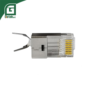 GETEKnet FTP 8P8C 3pin <span class=keywords><strong>Rj45</strong></span> Plug Toolless Ethernet Connector Shielded Keystone Jack Cat6 <span class=keywords><strong>RJ45</strong></span> Connector Cable Clip Telecom Parts - Product Image 3