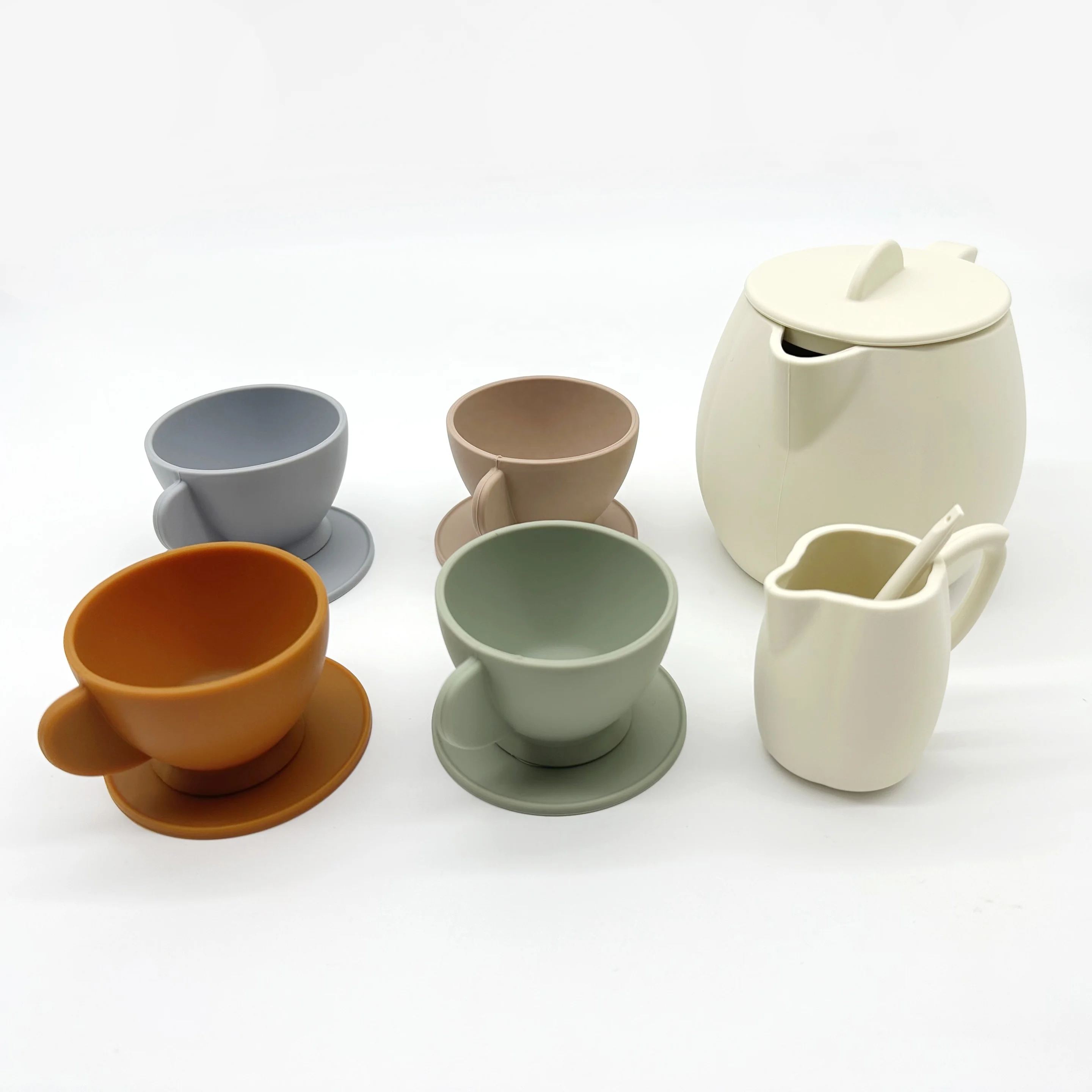 Силиконовый набор из 12 предметов для маленьких девочек