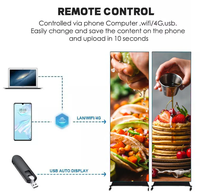 P2.5 poster display a led HD digitale Smart Advertising display a Led per Poster con schermo a LED
