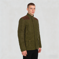 Veste matelassée d'extérieur pour homme, coupe-vent et résistante à l'eau, avec col montant et fermeture éclair, idéale pour l'automne