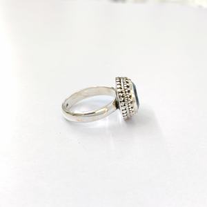 Anillo de Cuarzo Azul, Plata de Ley 925, Anillo de Piedra Preciosa, Cuarzo Azul, Colección Hecha a Mano, Anillos Finos, Joyería de Plata, Precio al por Mayor - Product Image 5