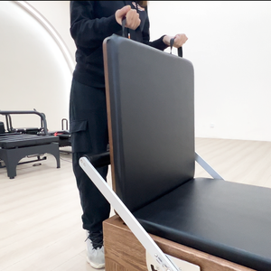 Reformer de Pilates en bois avec demi-<span class=keywords><strong>tour</strong></span> et alignement de rail de précision, <span class=keywords><strong>tour</strong></span> de Pilates pour studios de Pilates - Product Image 4