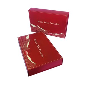 Caja de Cartón Rígida de Lujo Personalizada con Cierre Magnético Rojo, Caja de Papel con Laminación Mate e Inserto de Espuma EVA para Hierbas Medicinales Raras - Product Image 6