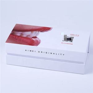 กล่องกระดาษเคลือบยูวี ปั๊มนูน พร้อมฟองน้ำรองใน สำหรับบรรจุภัณฑ์อุปกรณ์จัดฟันแบบปรับแต่งได้ สำหรับห้องปฏิบัติการทันตกรรม - Product Image 2