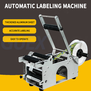 Machine d'étiquetage semi-automatique autocollante pour boissons, écran tactile, pour petites bouteilles en verre et en plastique, avec moteur intégré - Product Image 5