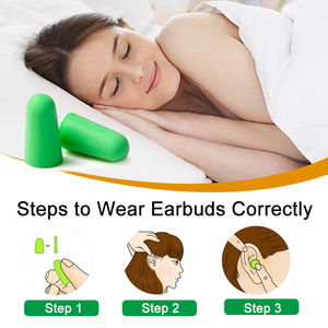 Obral besar Sumifun sumbat telinga busa lembut isolasi suara Anti dengkuran hidung sumbat telinga Sopts - Product Image 5
