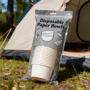 <span class=keywords><strong>ชาม</strong></span>ซุปกระดาษ260cc สีขาว24ออนซ์แบบกำหนดเอง - Product Image 2