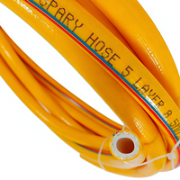 Tuyau d'irrigation flexible renforcé en PVC haute pression à 5 couches de 8,5 mm, 100 m, pour pulvérisateur de jardin