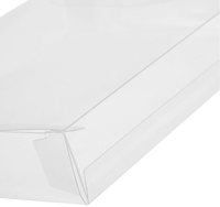 Boîtes cadeaux rectangulaires pliables en PVC recyclable avec logo personnalisable pour figurines et bonbons (épaisseur 1-3 mm)