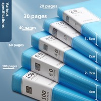 Carpeta de Archivo Multicapa Translúcida de PP Modelo CX 006 A4, para Guardar Exámenes, Certificados Estudiantiles, para Oficina
