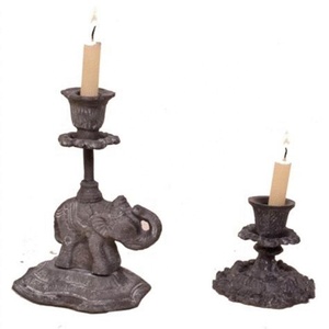 Metal Elephant <b>Candlestick</b> Holder Fancy Home Decoration Durable Cast Iron Design - Product Image 1