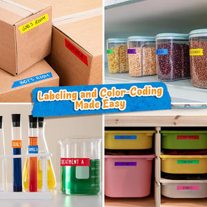 Fita Adesiva Colorida Reciclável e Degradável para Pintura Spray Arco-Íris, Ideia de Decoração para Artesanato DIY - Product Image 6