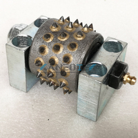 KANEOTEK, máquina de martillo de arenado de carburo de tungsteno, rodillo automático para rascar, rollo de piedra de granito