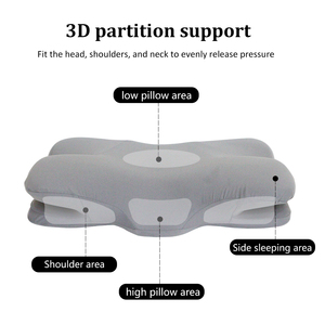 Pasangan Retro memori busa dukungan leher bantal tidur anti-decubitus & anti-mendengkur untuk perawatan tidur atau penggunaan Hotel - Product Image 4