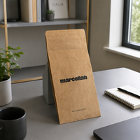 Sac d'expédition en papier kraft brun recyclable, personnalisé, pour l'expédition de chaussures et de vêtements
