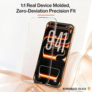 ฟิล์มกระจกนิรภัย Mietubl HD แบบไร้ขอบ สำหรับ IP 17 <span class=keywords><strong>PRO</strong></span> <span class=keywords><strong>MAX</strong></span>/16/15 PLUS/14/13/<span class=keywords><strong>12</strong></span>/SAM S26 ULTRA/S25 Edge/S24  รองรับการปลดล็อคด้วยลายนิ้วมือ - Product Image 5