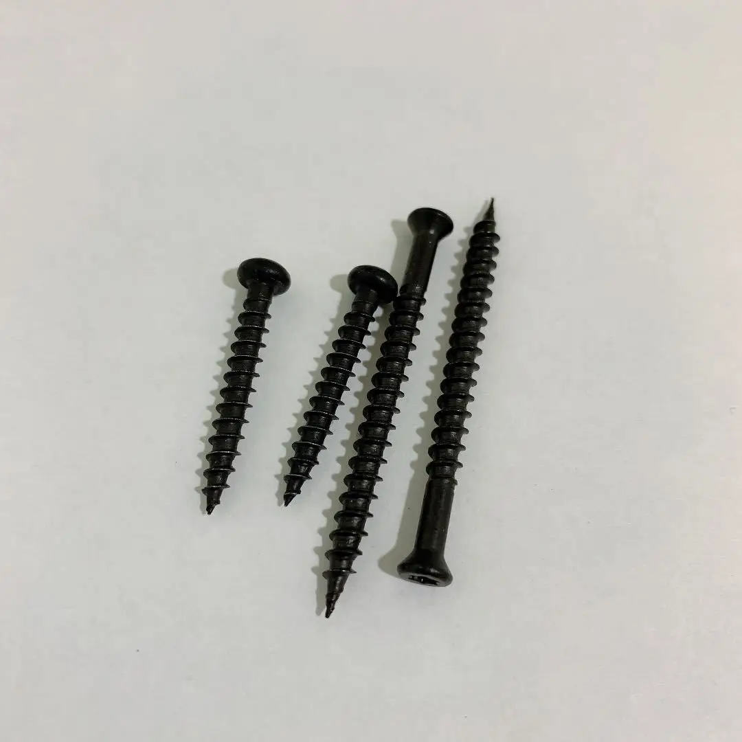 Sisir kepala Truss sekrup Chicago mur oksidasi hitam sekrup pengikat gaya Hex dengan baut finishing seng sekrup mesin lug