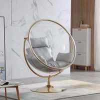 Meubles de patio populaires modernes chaise à bulles oeuf d'or chaise suspendue balançoires de patio
