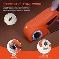 Couteau de découpe électrique sans fil, ciseaux combinés, mini-coupeur, batterie 2000mAh, design ambidextre, lames en acier inoxydable