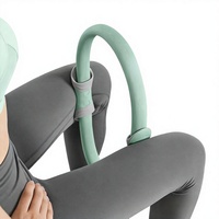 Cincin Pilates Generasi ke-3, Cincin Ajaib Yoga Fitness, Lingkaran Resistensi Kaki & Lengan, Alat Latihan Paha di Rumah
