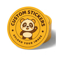 Autocollant en vinyle personnalisé, étiquette adhésive imperméable, autocollant de logo pour l'emballage de produits d'entreprise, la marque de l'entreprise, la vente en gros