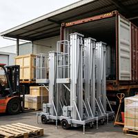 Tragbare Aluminium-Legierung Hebebühne Elektrische Kleine Hubplattform Aluminium-Hubtische
