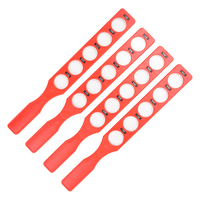 Équipement ophtalmique, inspection de la réfraction, lentilles optiques, ensemble de rétinoscopie, barre en plastique, étui en aluminium PAIJING-8PCS