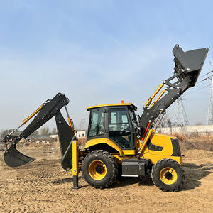 מפעל ישיר מיני 4 x4 skid ster מטעין 4 x4 backhoe עם קצה <span class=keywords><strong>loader</strong></span> מחפר קצה מטען עם מנוע הליבה לייצוא - Product Image 3