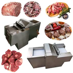 Fatiador de carne congelada de alta eficiência, máquina totalmente automática para fatiar carne congelada e bife