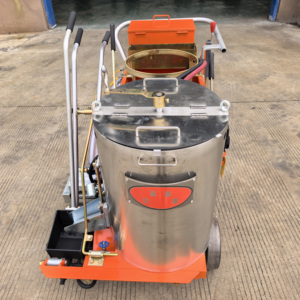 Termoplástico Venta caliente 10cm-50cm Hopper Road Hot Melt Paint Traffic Line Marking Machine Máquina de marcado de carretera autopropulsada - Product Image 4