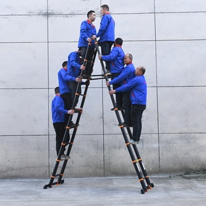 Escaleras plegables de 2-9 escalones <span class=keywords><strong>Silla</strong></span> plegable compacta de aluminio Escaleras anchas Escalera doméstica - Product Image 5