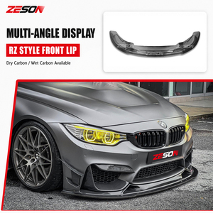 Alerón Delantero de Fibra de Carbono Estilo RZ para <span class=keywords><strong>BMW</strong></span> <span class=keywords><strong>M3</strong></span> M4 F80 F82 2014-2018 - Product Image 6