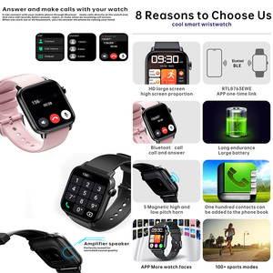 GloryFit Đồng Hồ Đeo Tay Điện Thoại BT AI Gọi Thoại Chế Độ Thể Thao 1.83 Inch Màn Hình 100 Inch Đồng Hồ Thông Minh DM15 PRO - Product Image 4