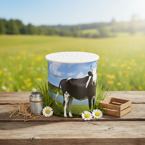 Caja de Sonido con Sonido de Vaca, Electrónica de Consumo Novedosa para el Hogar, Generador de Ruido con Voz de Vaca en Lata para Fiestas y Bromas de Payaso - Product Image 1