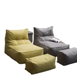 Hot Sale wasserdichte Outdoor-Sofa garnitur Möbel Lounge Memory Foam übergroßen Sitzsack mit Füllung