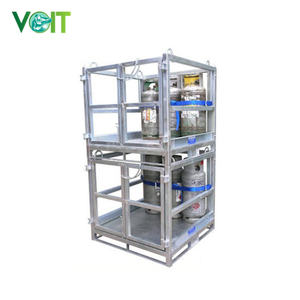 Lpg और गैस सिलेंडरों के लिए कैप्शिटाइज गैस सिलेंडर सुरक्षा भंडारण पिंजरे - Product Image 2