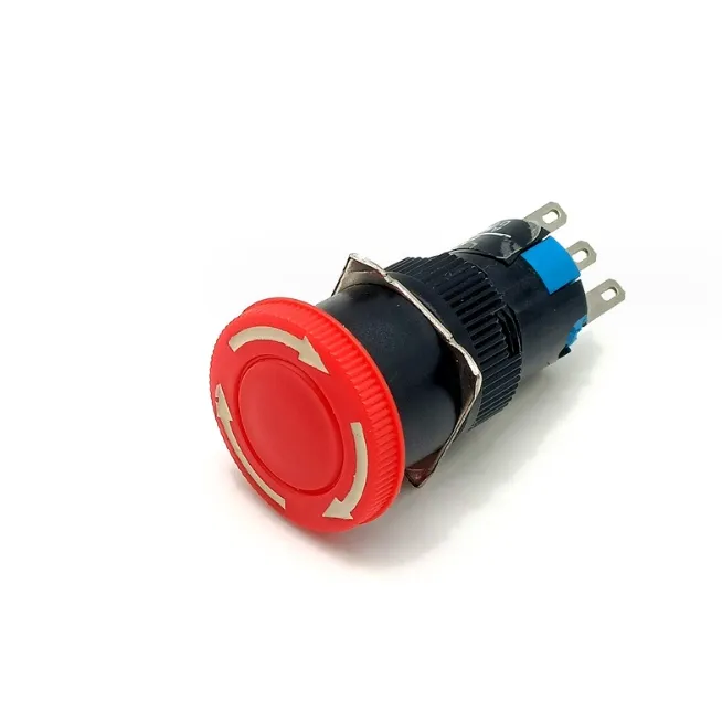 LA16-11ZS Emergency stop button switch 16MM Rotating self-locking, emergency, stop charging pile switch