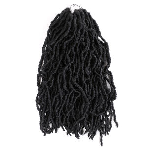 En gros, Nouveaux Soft Locs Gypsy au crochet, Cheveux à tresser ondulés pré-bouclés, Dreadlocks, Faux Locs bouclés Goddess, Cheveux au crochet - Product Image 6