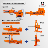 ZS ZS3SJ-B01C 2-in-1 3T 42cm 12V Dongkrak Gunting Listrik Baja Impact Wrench Pengangkat Mobil Perbaikan Darurat Pinggir Jalan 12 Bulan