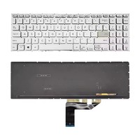 Nouveau clavier d'ordinateur portable argenté US en anglais pour ASUS N55 N55S N55SF N55SL N75SF N75SL, claviers de remplacement internes